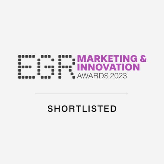 EGR marketing and innovation awards 2023 logo
