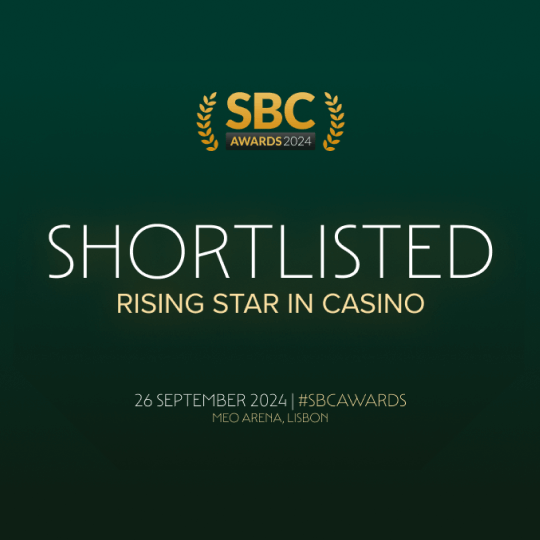 SBC award 2024 for casino logo