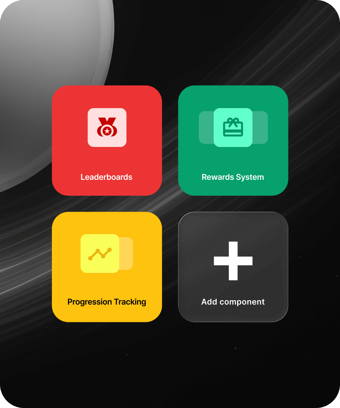 Flexible gamification modules for gaming experiences