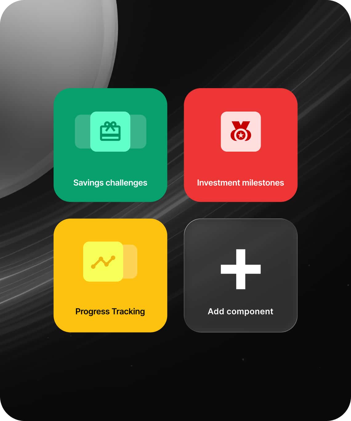 Modular gamification tools for financial engagement