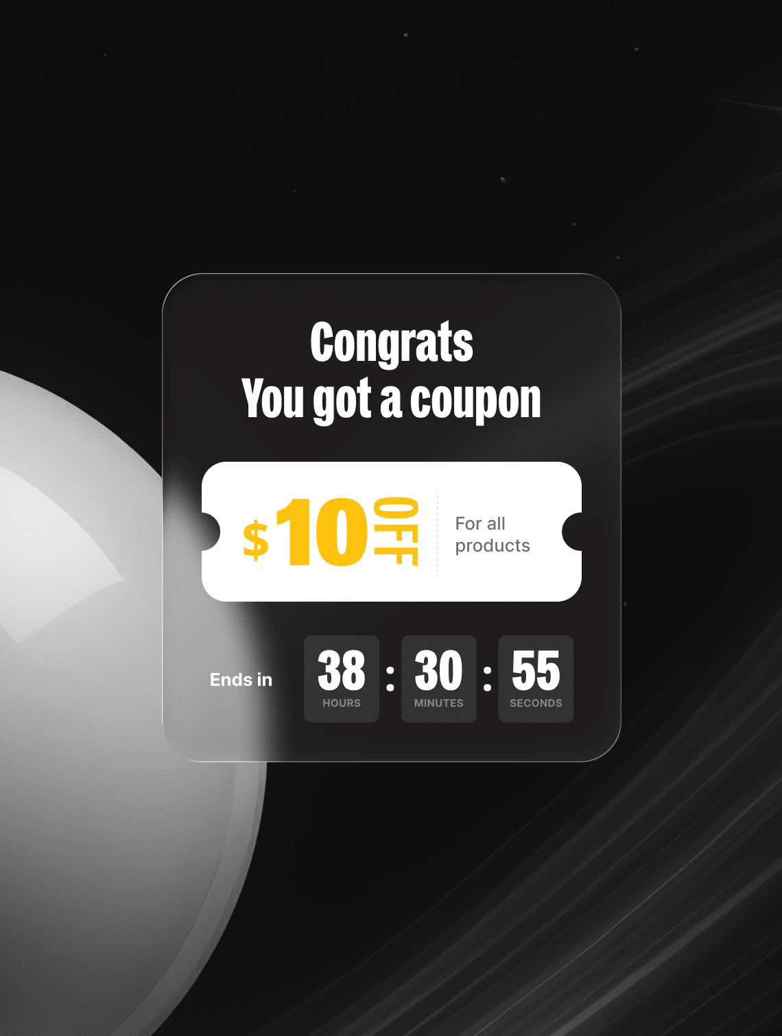 Scalable coupon rewards with timed offers
