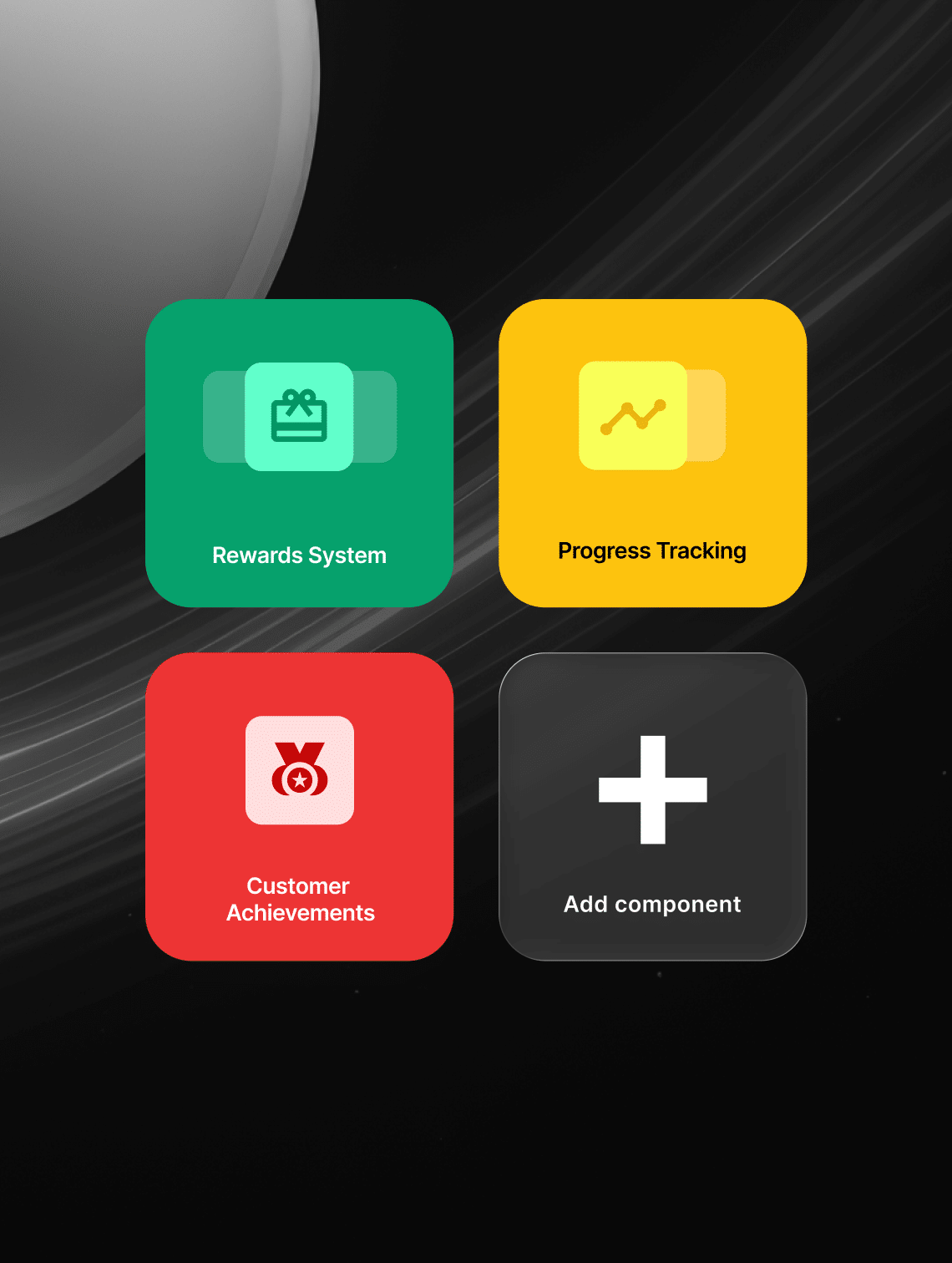 Modular gamification tools for customer engagement