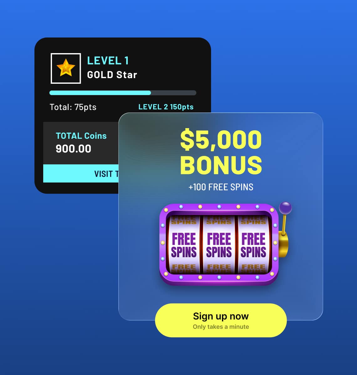 Modular gamified rewards and bonus offers