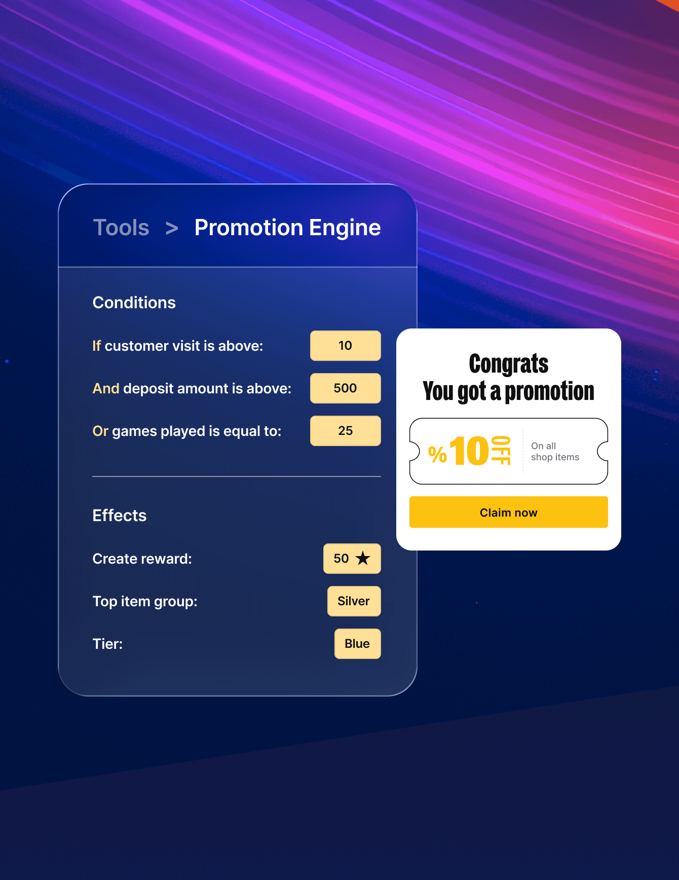 Promotion Engine Rules And Reward Setup