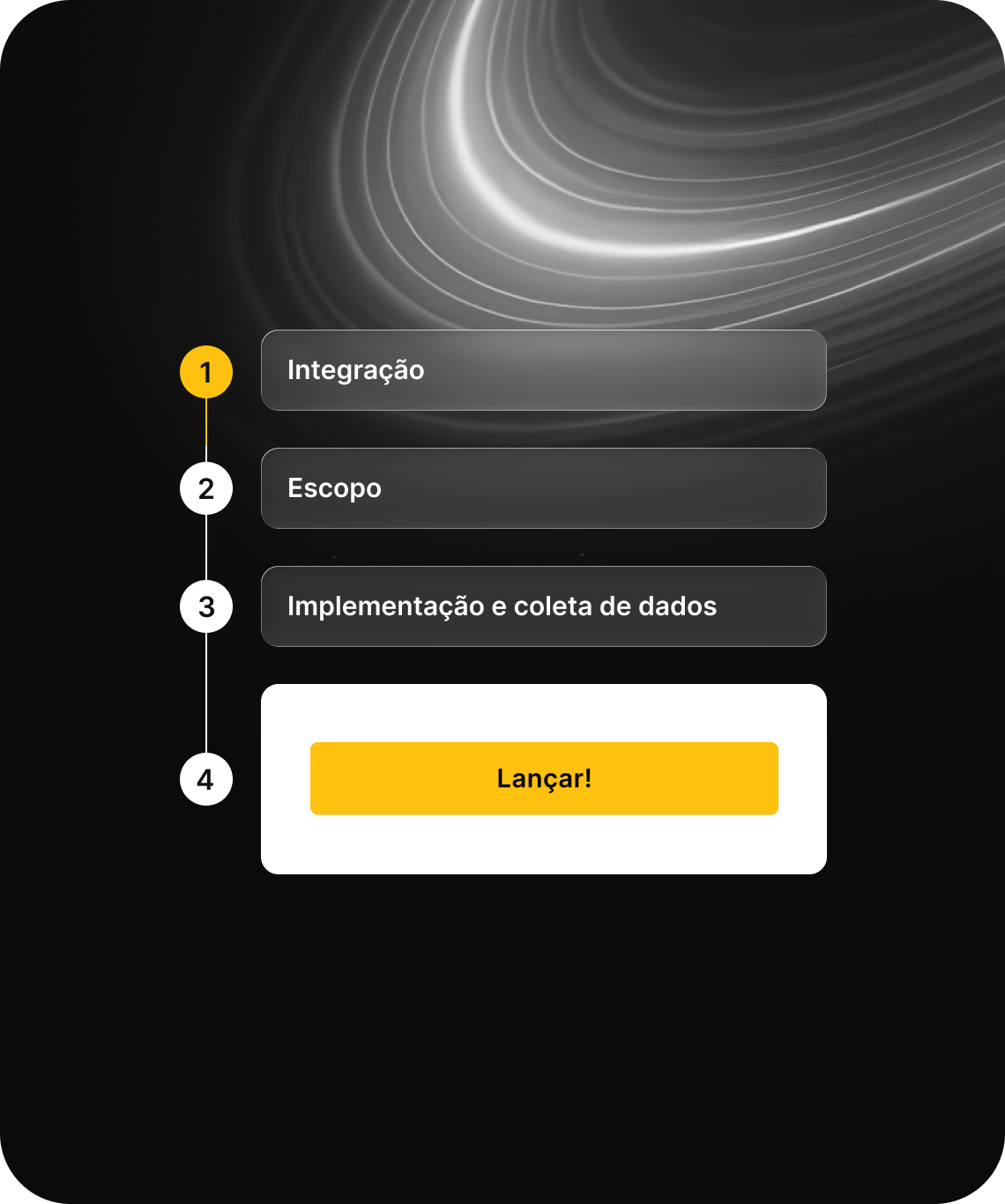 Configuração rápida de gamificação desde o onboarding até o lançamento