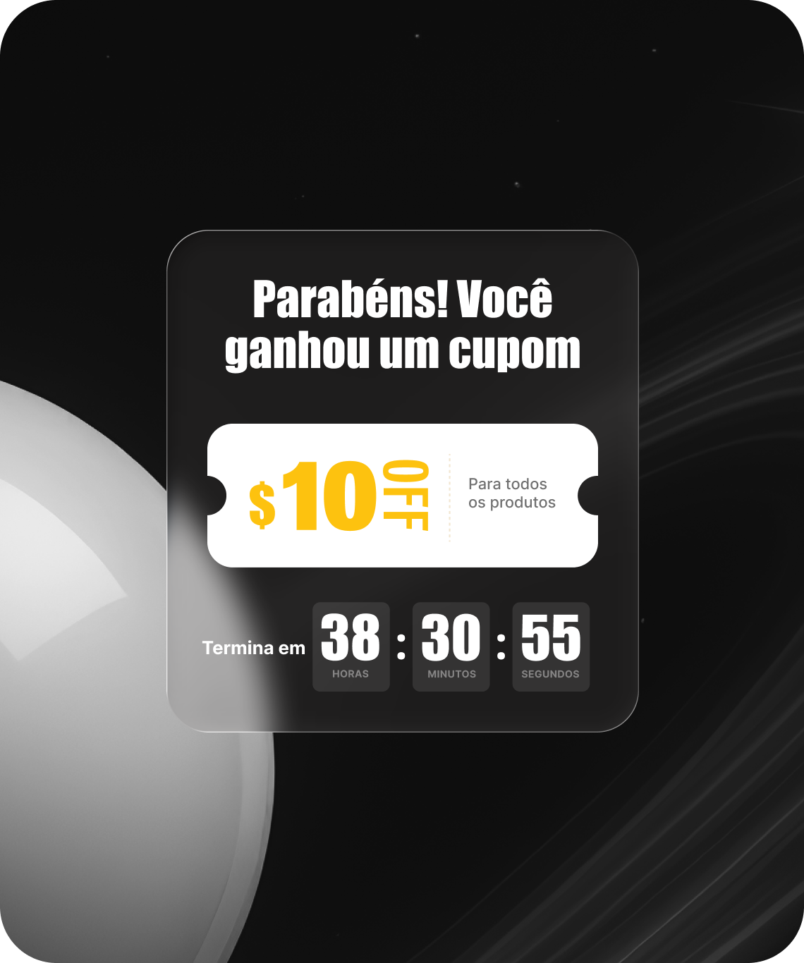 Recompensas de cupons escaláveis com ofertas temporizadas
